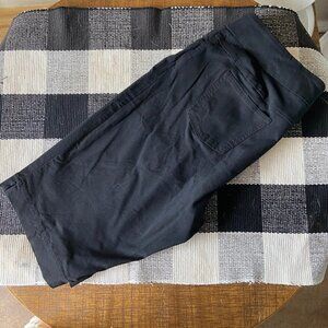 Slim Sation Womens Size 18W Black Flat Front Slimming Shorts